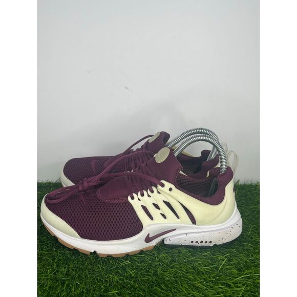 Nike Air Presto Burgundy Cream Women’s Size 8 (454440-998) Running Shoes - Picture 1 of 8